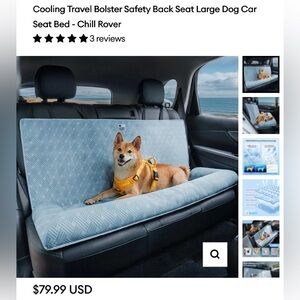 FunnyFuzzy Back Seat Dog Car Bed